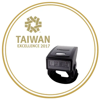 2017_Taiwan Excellence Gold Awards MT500L Wireless Ring Scanner